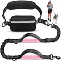 Wag Cabin TrailLoop pink hands-free dog leash with waist belt