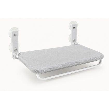 Wag Cabin SunnySeat grey foldable cat window perch on white background